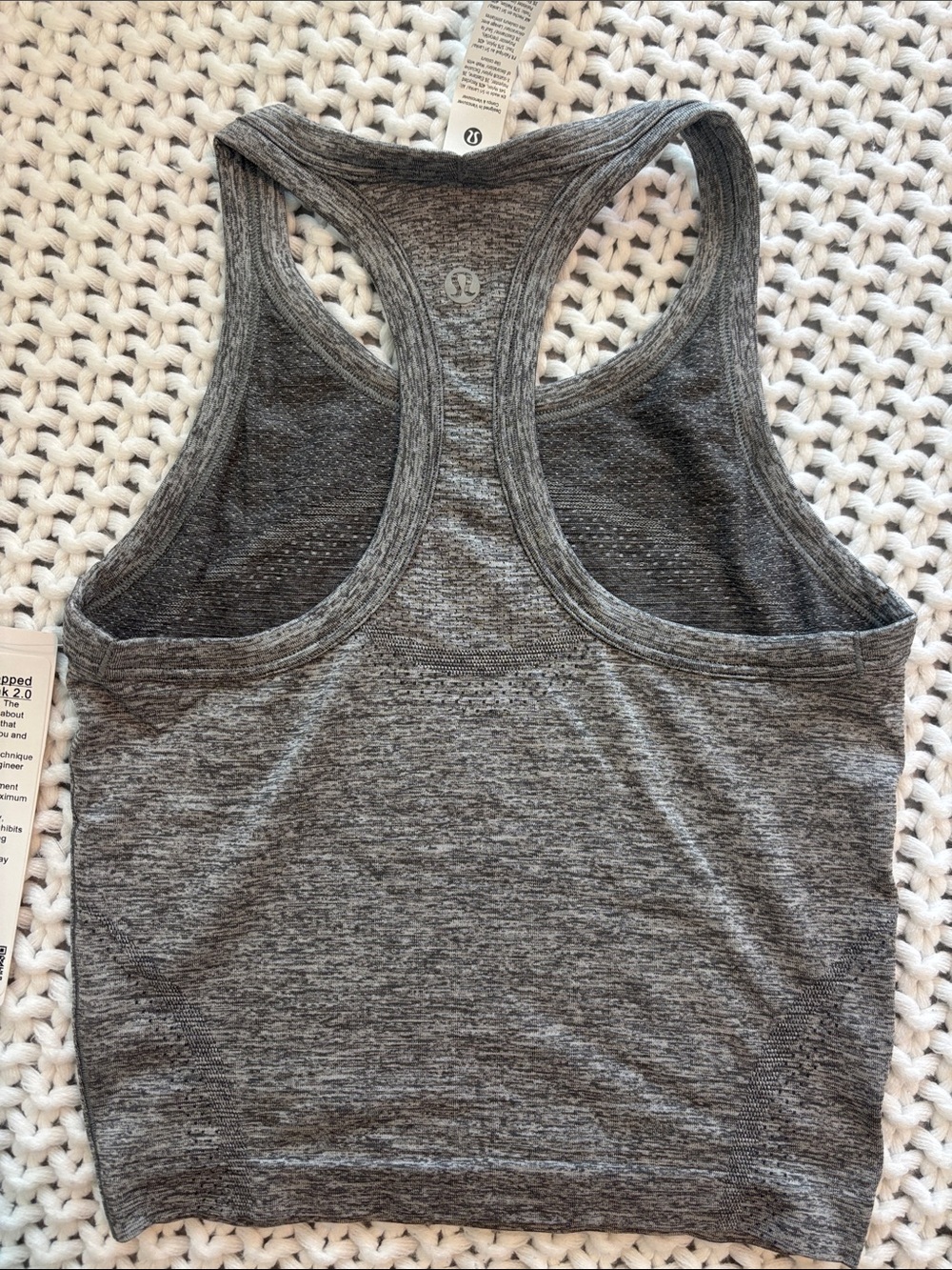 lululemon Gray Heather Racerback Tank - Picture 3 of 4